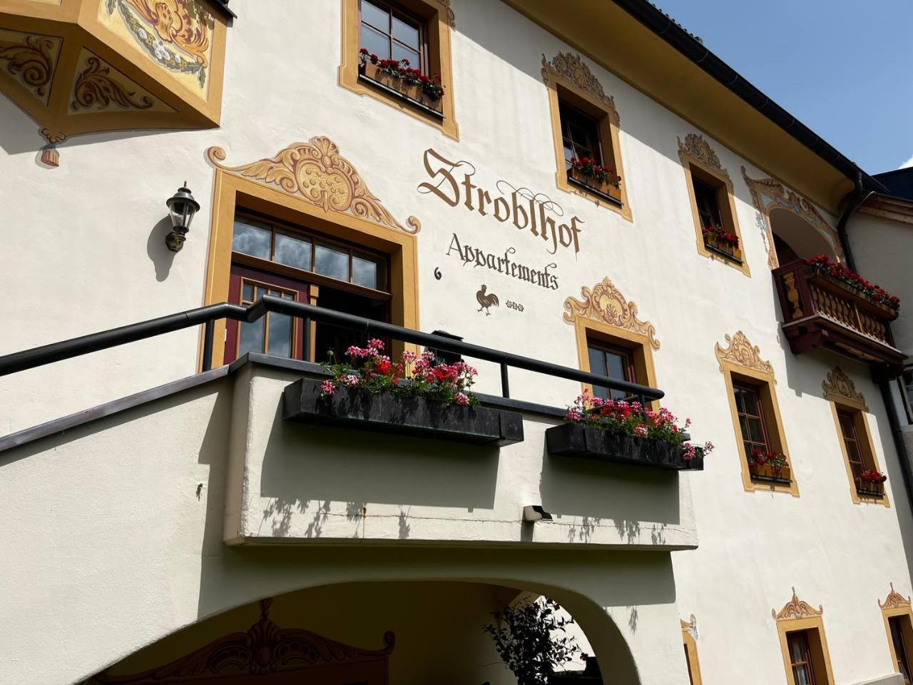 Stroblhof Toblach-Dobbiaco Eksteriør bilde