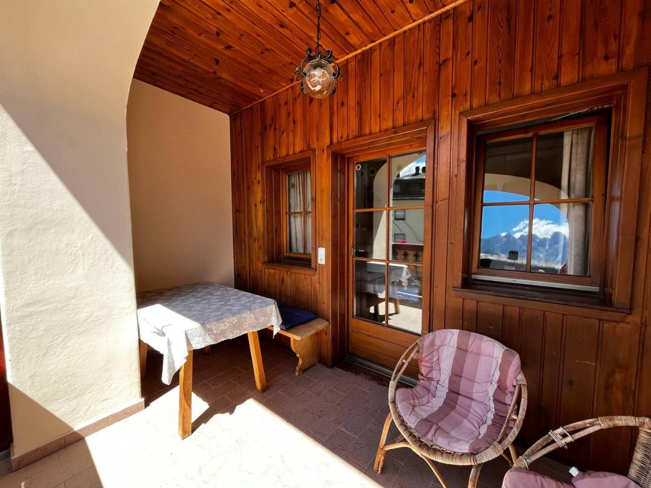 Stroblhof Toblach-Dobbiaco Eksteriør bilde